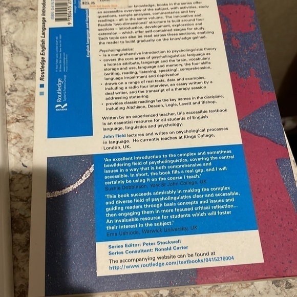 Psycholinguistics: A Resource Book for Students (Routledge English Language - Picture 2 of 2